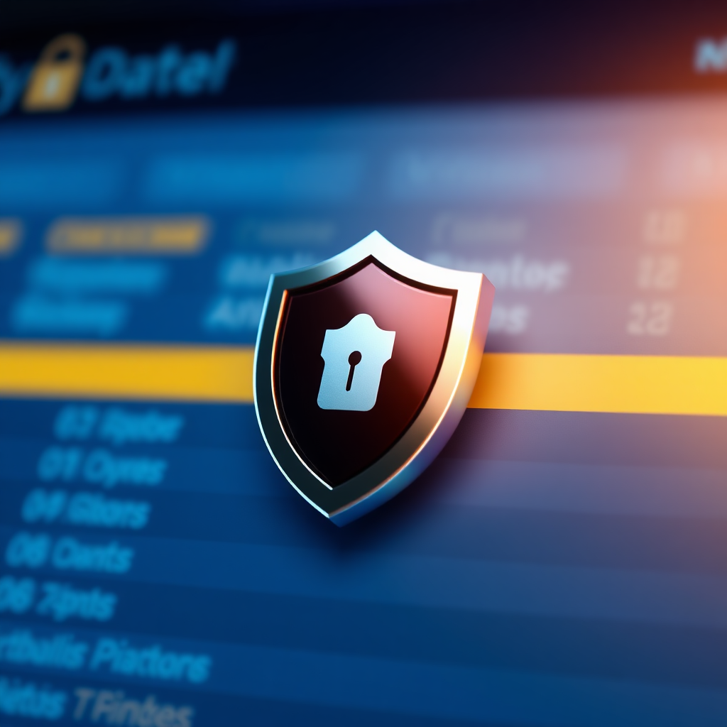 Security shield illustration