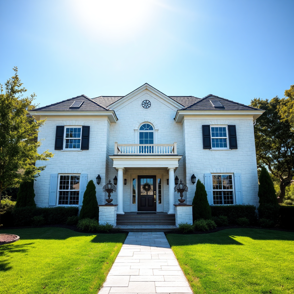 Luxurious two-story house