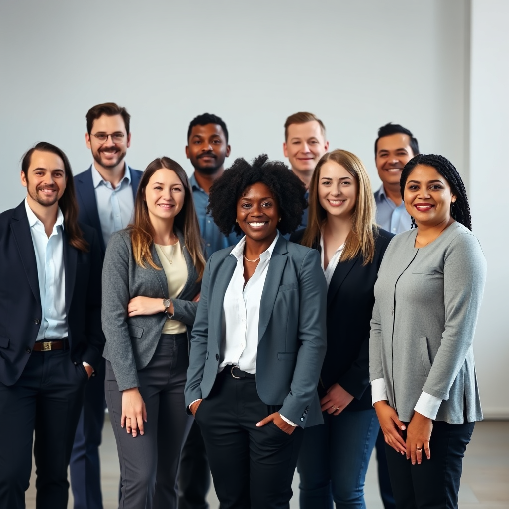 Agency team portrait