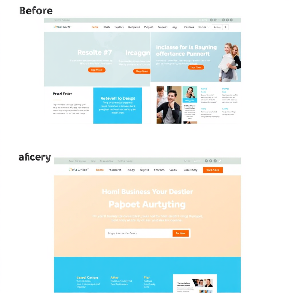 Before/after website