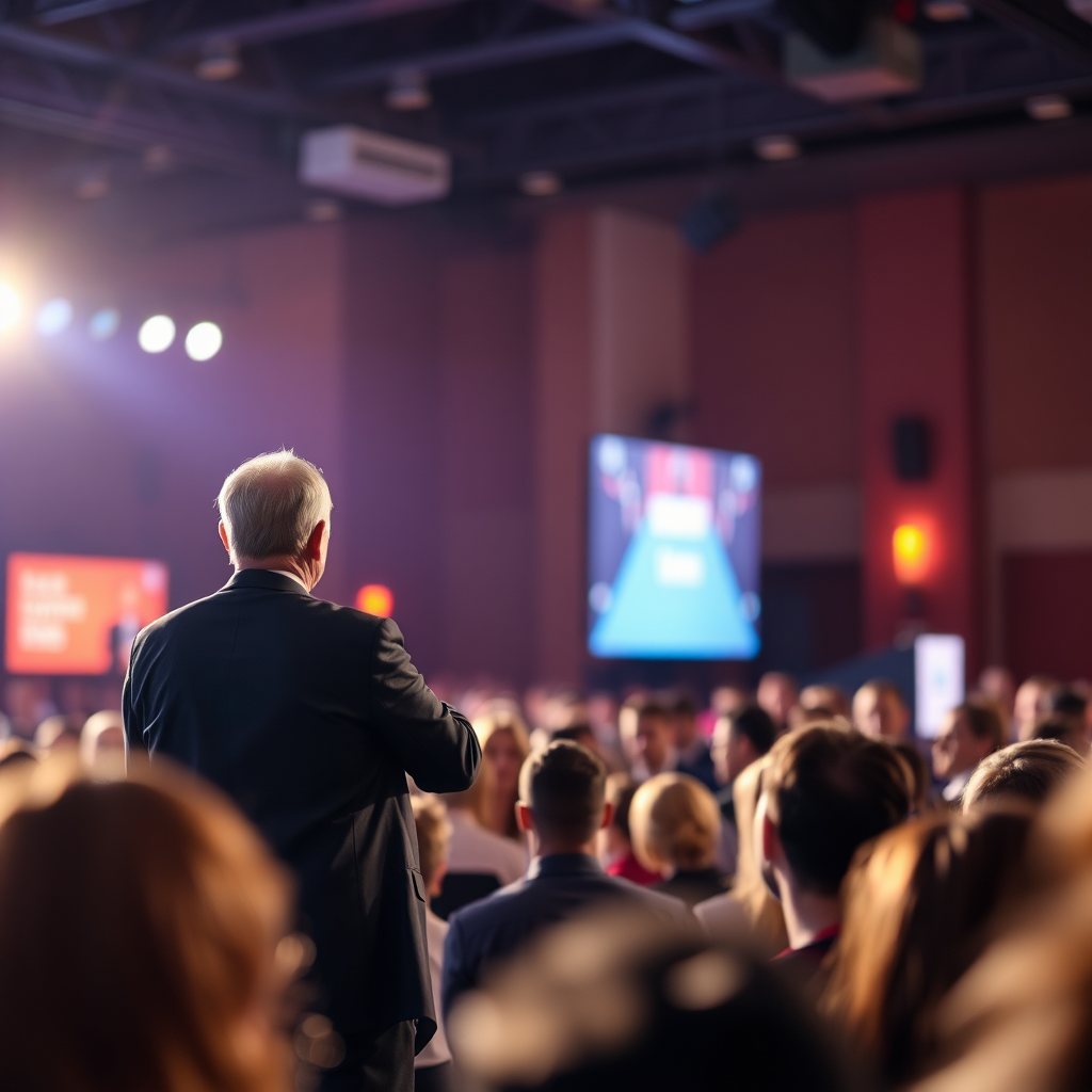 Event keynote moment