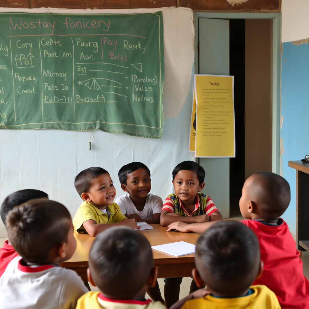 Children learning