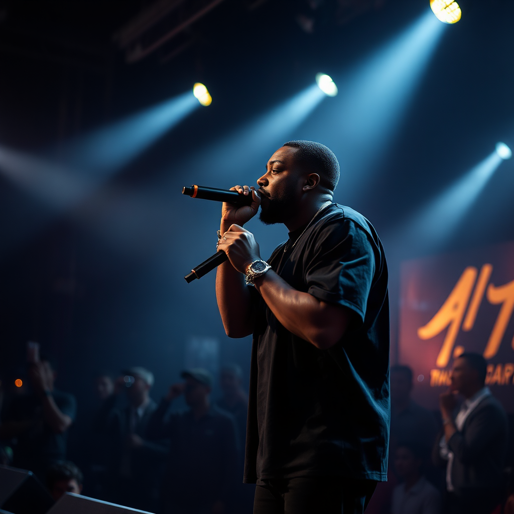 Performance image preview: BK GMB on stage with controlled lighting