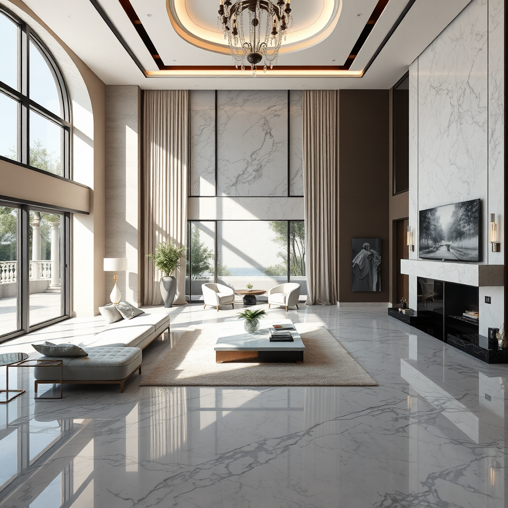 Luxurious interior overview