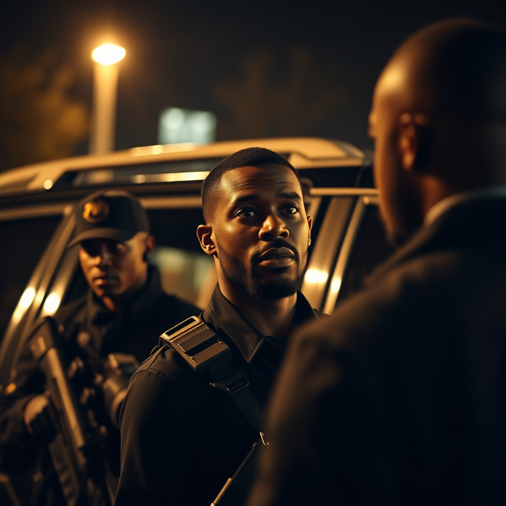 Elite security operations visual with discreet premium aesthetic