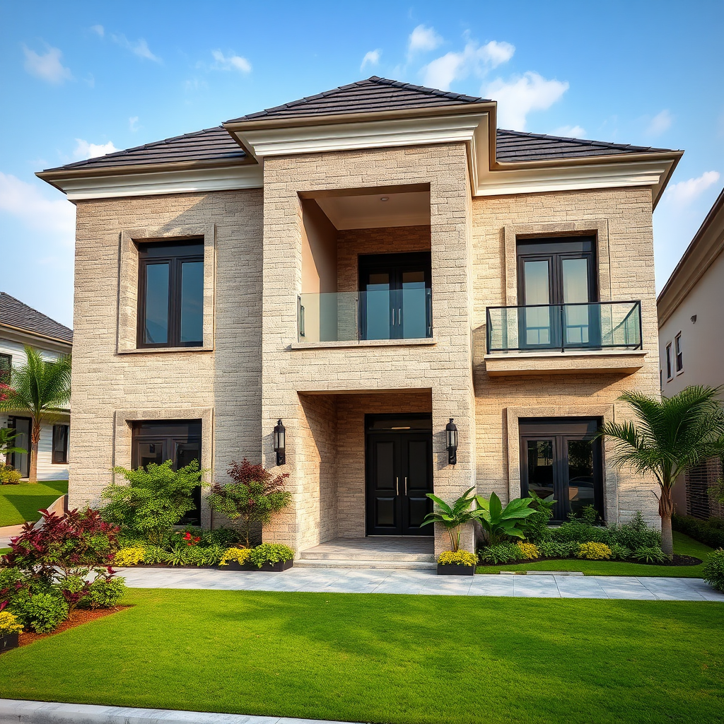 Luxury duplex exterior
