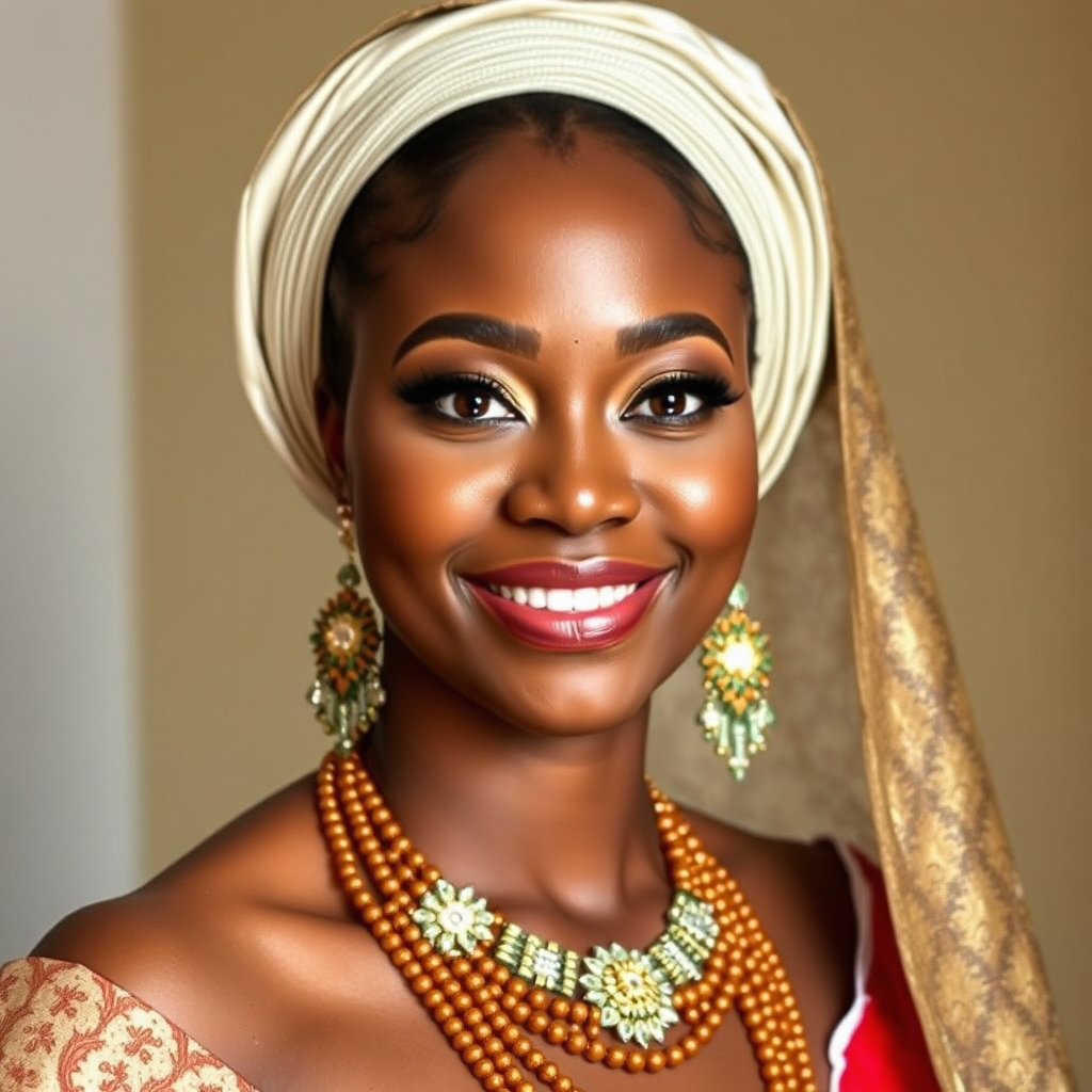 Nigerian bridal makeup