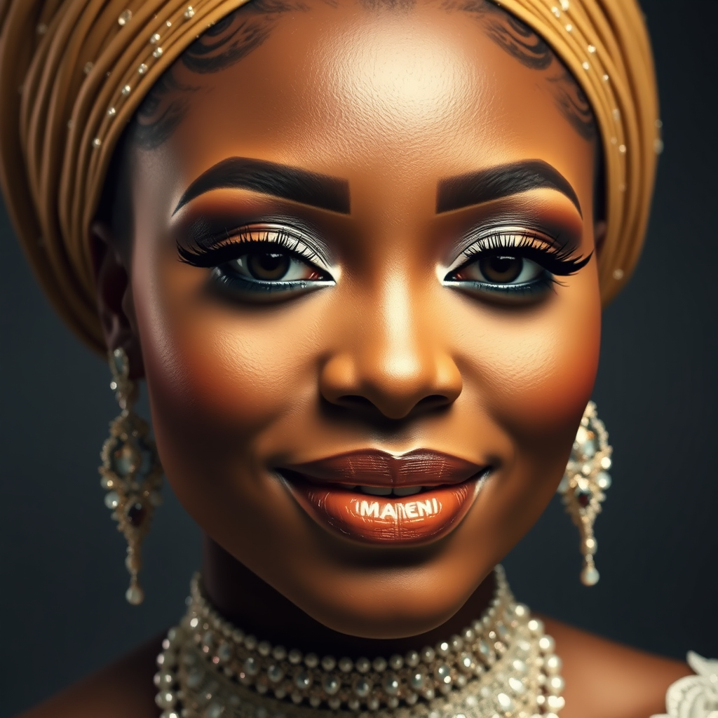 Bridal makeup for Nigerian weddings