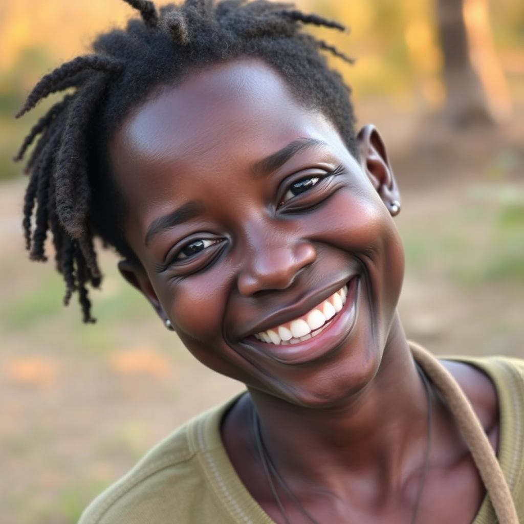 Beneficiary smiling portrait