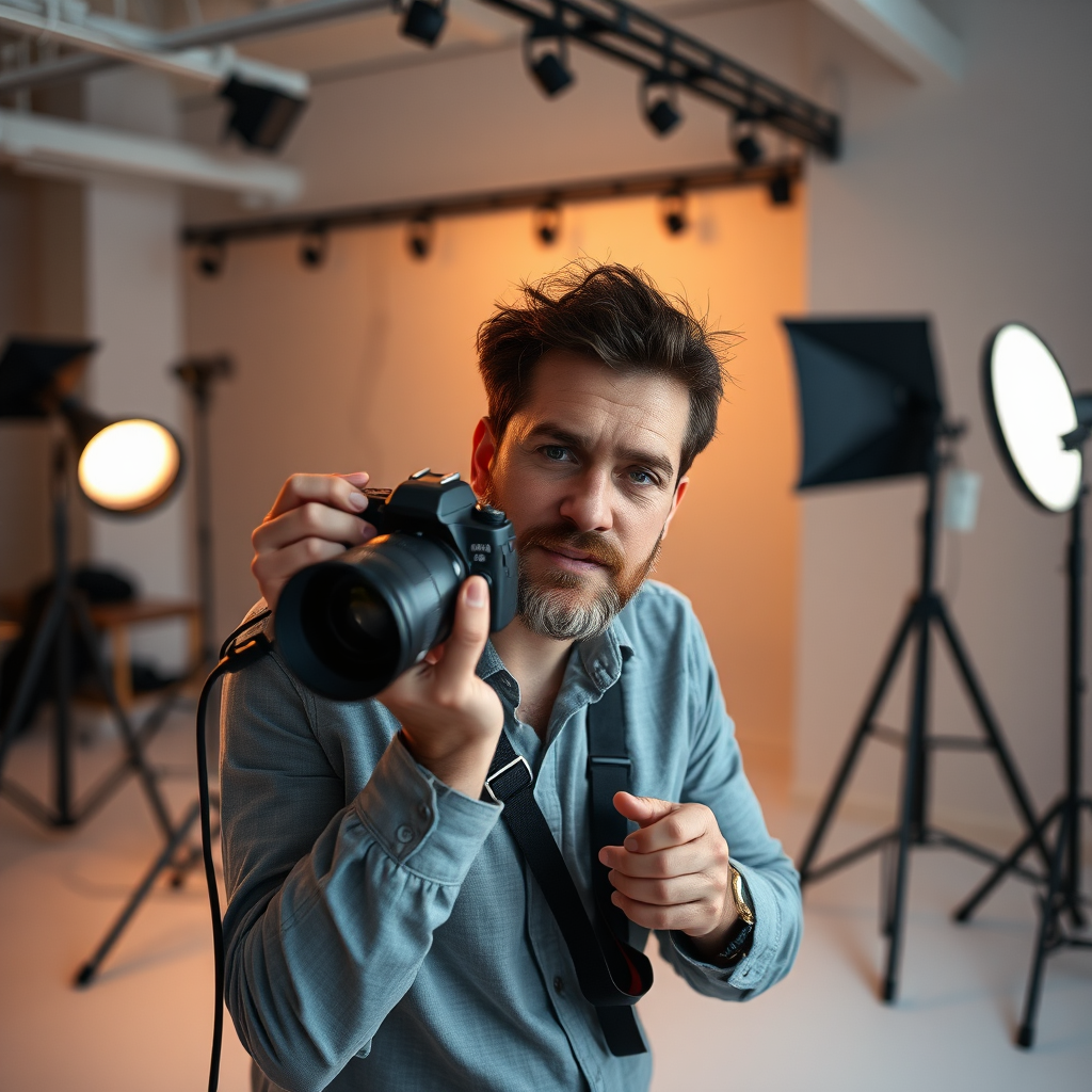 Founder at work behind the camera
