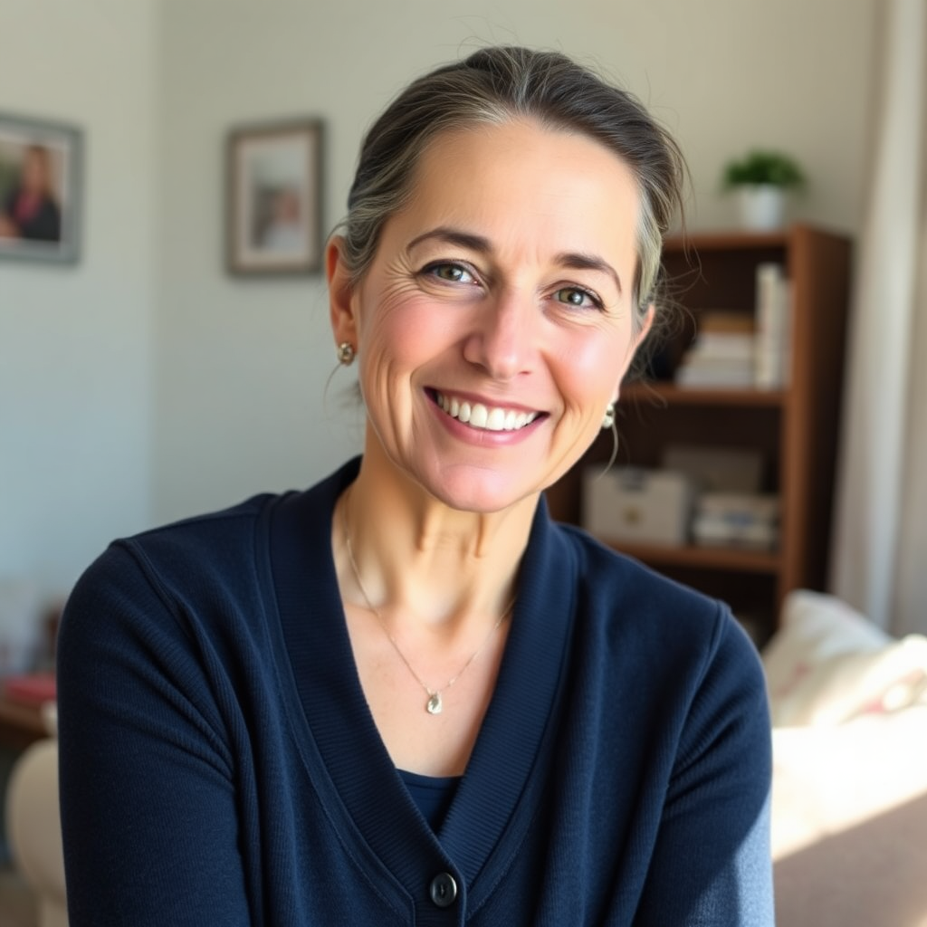 Portrait of Maria, senior caregiver