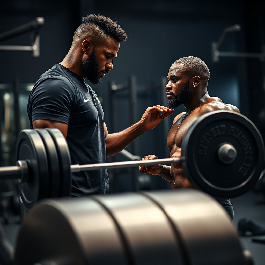 StayFitWithBK training scene with disciplined, premium aesthetic