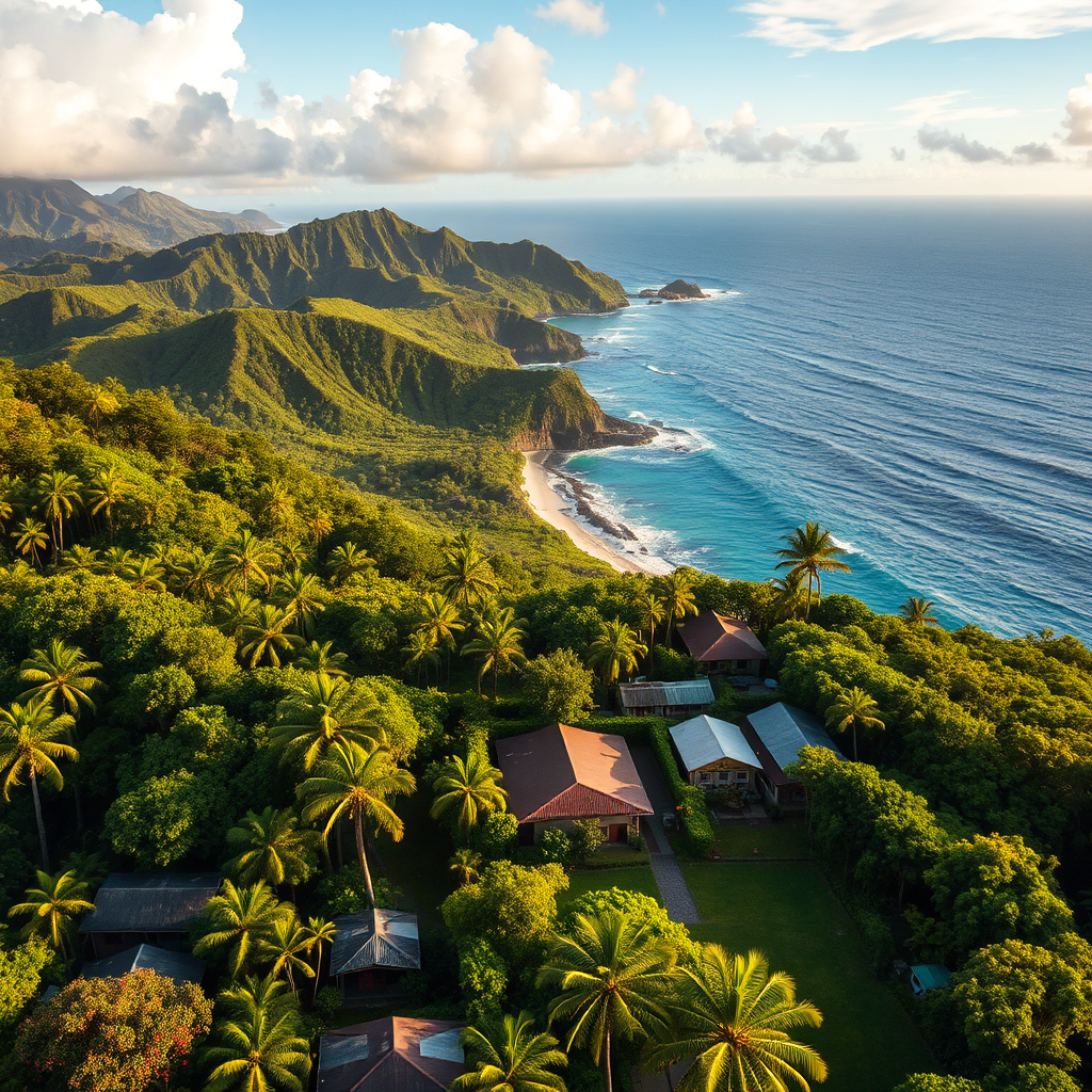 Baumkuchenfarm in Papaikou Rainforest
