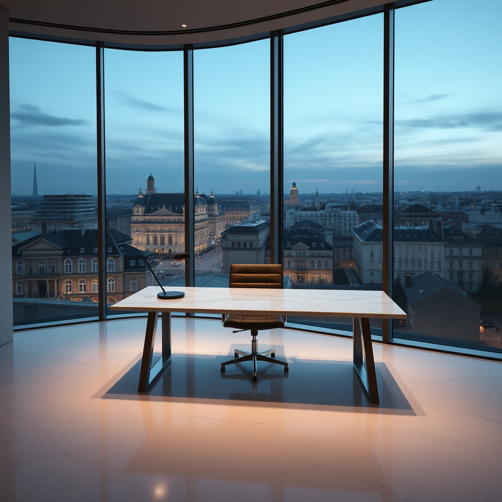 Executive workspace aesthetic