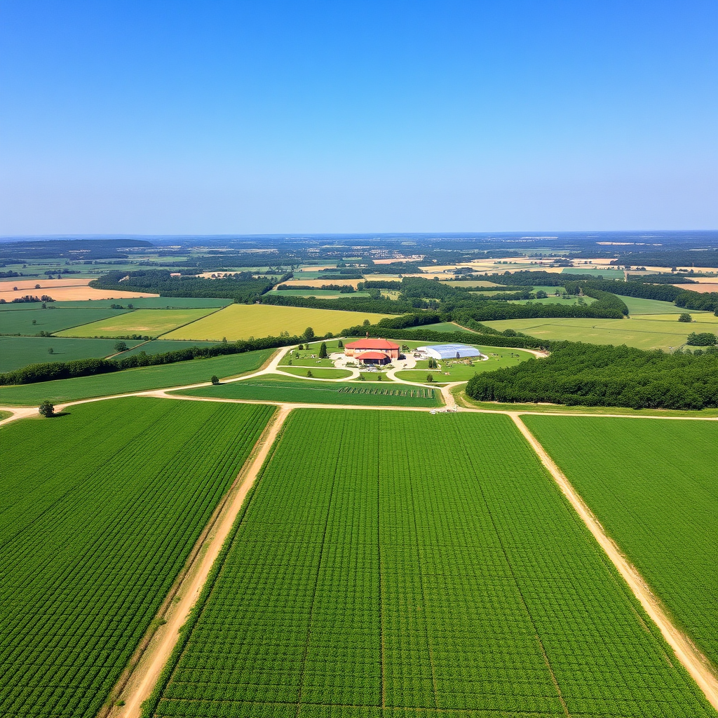 Farm Aerial View