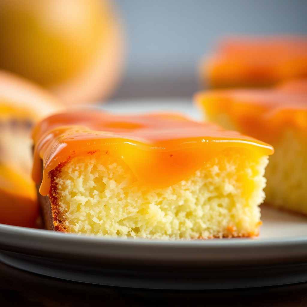 Tropical Fruit Baumkuchen Slice