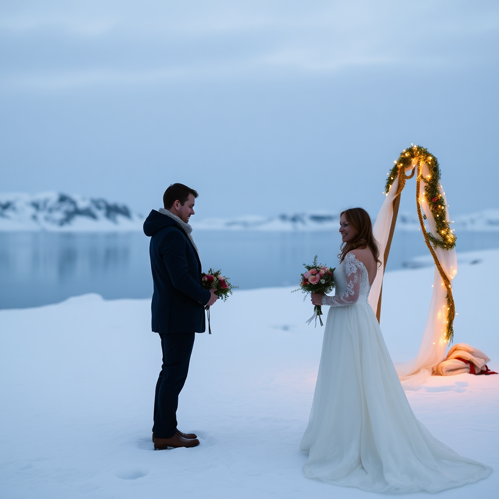 Northern Lights portrait session