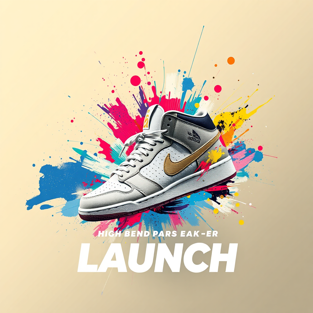 Sneaker Launch Flyer