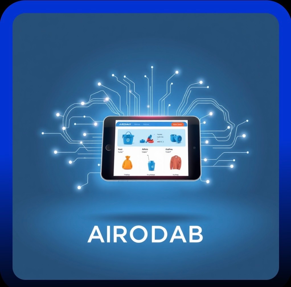 Create an image depicting a person happily shopping online with a seamless and user-friendly interface. Include elements such as product images, customer reviews, and secure payment options. Focus on conveying a sense of convenience and value. Use bright, cheerful lighting to create a positive atmosphere. The color palette should be modern and inviting, with a mix of blues, yellows, and greens. Capture the scene from a close-up angle to show the user's interaction with the online store. The environment should be a cozy home setting.