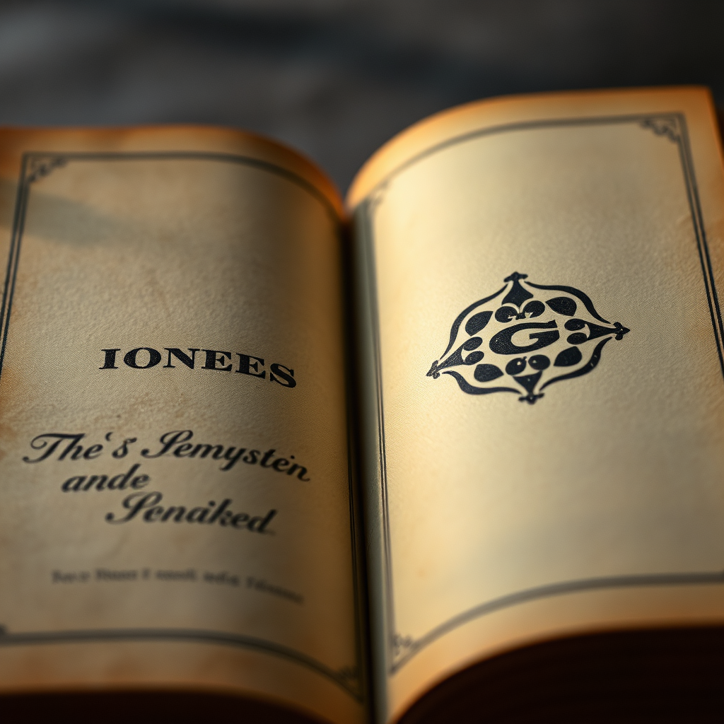 A close-up shot of an open antique book. On one page, a faded, historical logo is visible. On the opposite page, a modern, evolved version of the same logo shines. The lighting should be warm and focused, highlighting the contrast and connection between the two eras. Grainy textures and subtle details should enhance the sense of history. Camera should be at a low angle to emphasize the age of the book. Style: Photorealistic, vintage aesthetic. Resolution: 4K.