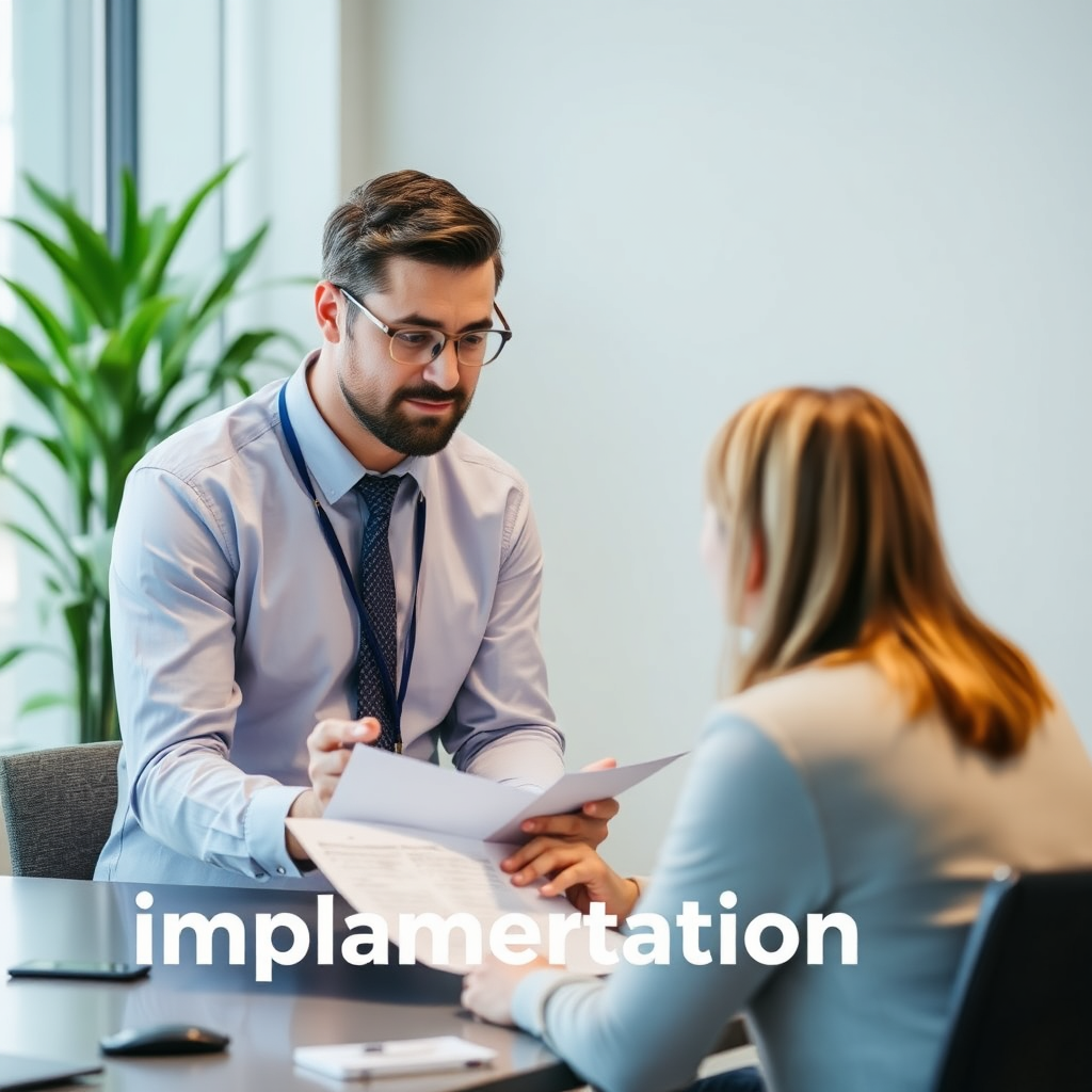 A consultant advising a client on PWA implementation. The consultant is presenting data-driven insights and strategic recommendations. The environment is a professional, collaborative setting, symbolizing trust and expertise.