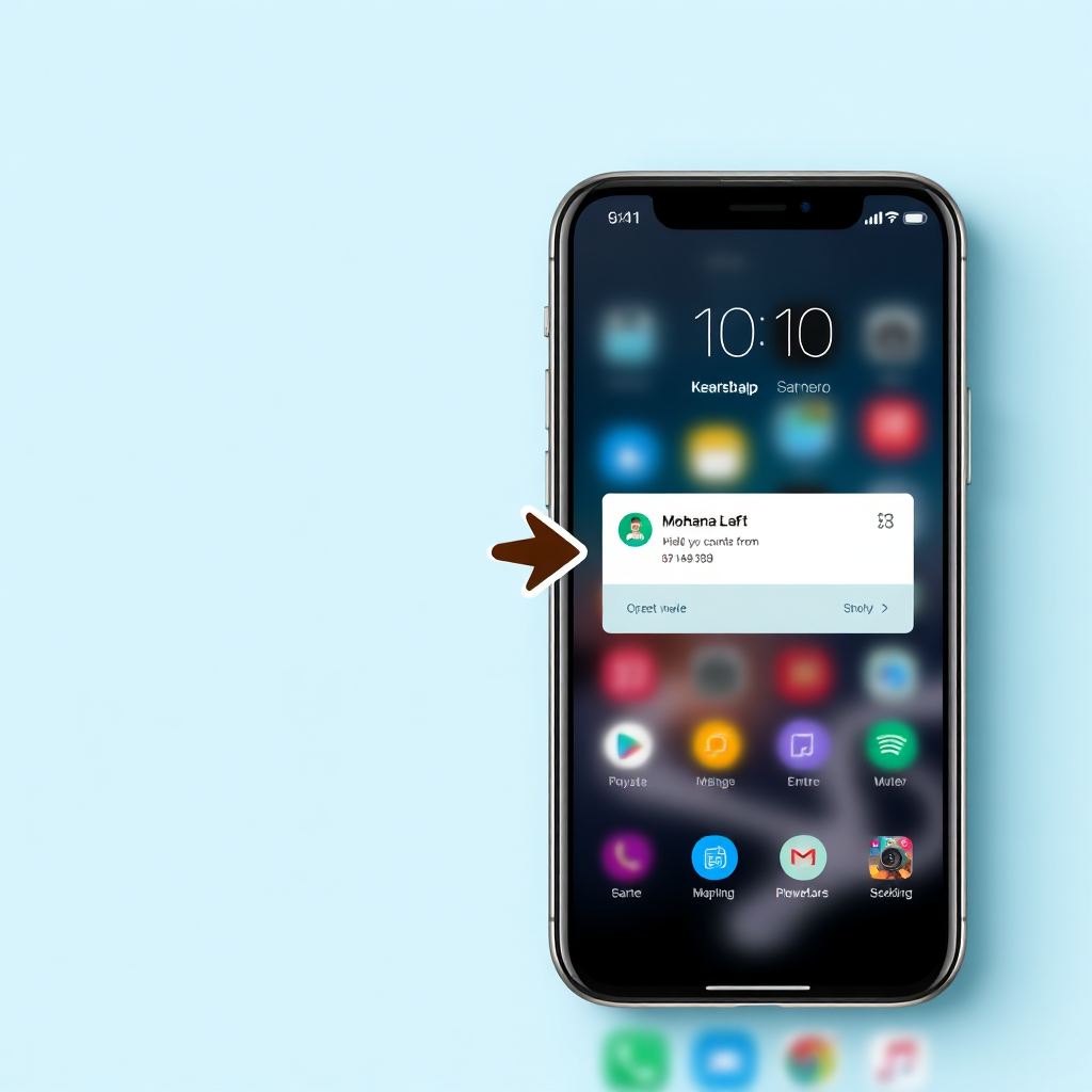 A visual contrasting a mobile business card being easily added to the homescreen without needing to download an app, while other solutions have to download apps to do similar things. High quality rendering, with focus on the easy process to add to home screen.