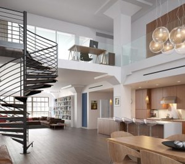 A stylized image showcasing a modern and stylish commercial building with ABC's logo subtly displayed. The image captures the building's exterior with a focus on the clean lines, high-quality finishes, and professional appearance. The lighting should be soft and diffused, highlighting the building's architectural details. The color palette should be sophisticated. Style reference: Architectural rendering with an emphasis on branding. The image should convey ABC's ability to enhance a company's brand image.