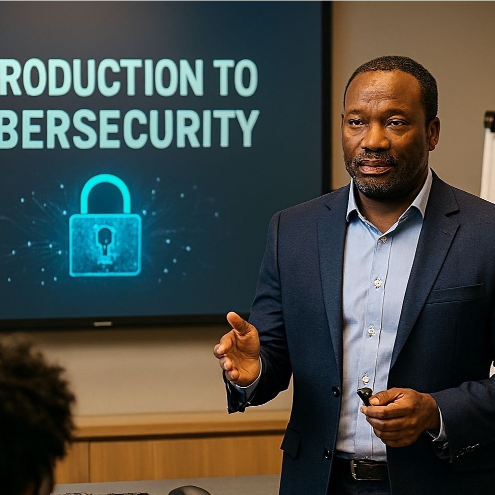  A stylized image of a diverse group of employees participating in a cybersecurity training session. The scene is brightly lit and features interactive elements, such as simulations and quizzes on a large screen. The atmosphere is engaging and positive. Style: Modern, professional, slightly cartoonish. Resolution: 4K.