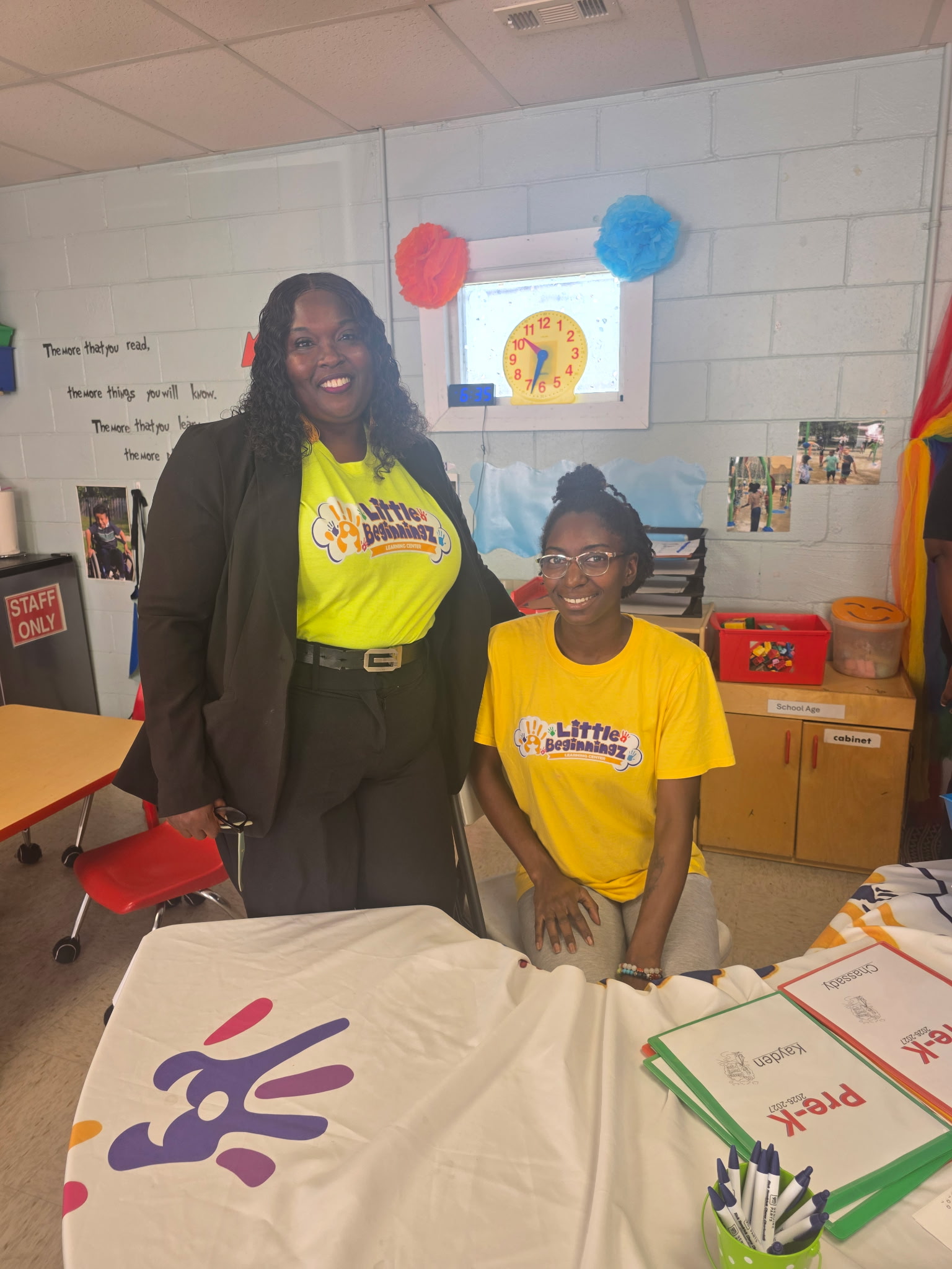 Robyn Chadwick leading a youth enrichment class