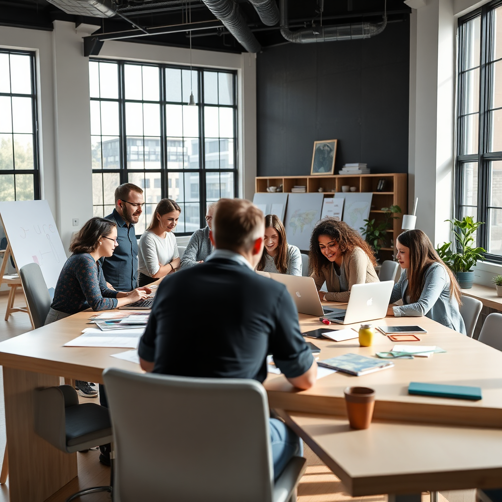 Team collaboration meeting