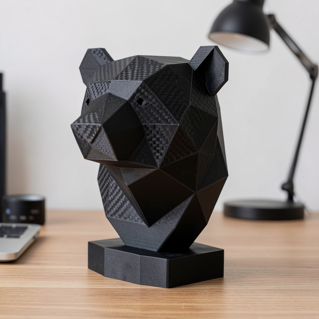 Polygon Bear Sculpture