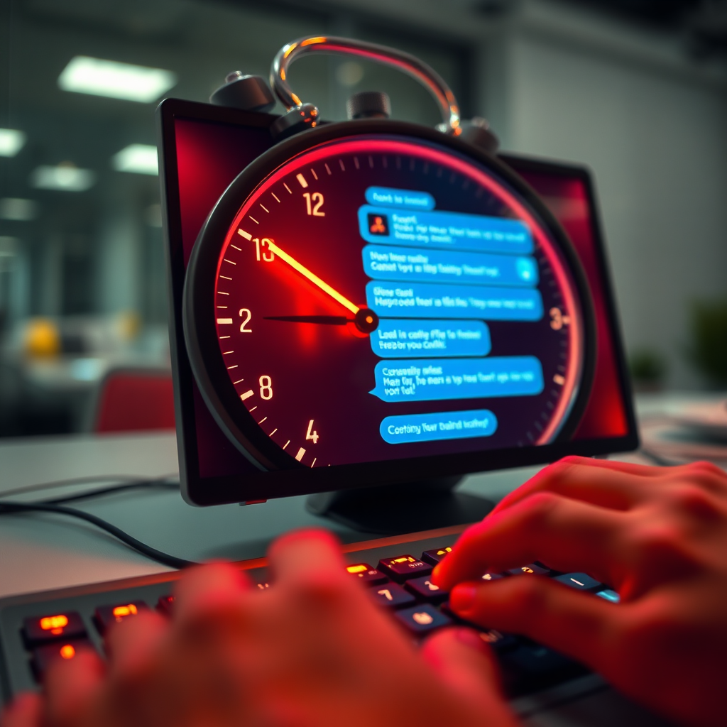  Visualize a cheetah sprinting across a savanna, but instead of grass, the ground is made of fiber optic cables. In the cheetah's mouth, it carries a glowing website icon. The background should be a blurred landscape of servers and data centers. Emphasize speed and agility through the cheetah's posture and the dynamic composition. The color palette should be warm and vibrant, with oranges, yellows, and reds dominating. Lighting should be dramatic, with the cheetah and website icon brightly lit. Style should be photorealistic with a touch of fantasy. The image should convey the idea of incredibly fast website delivery.