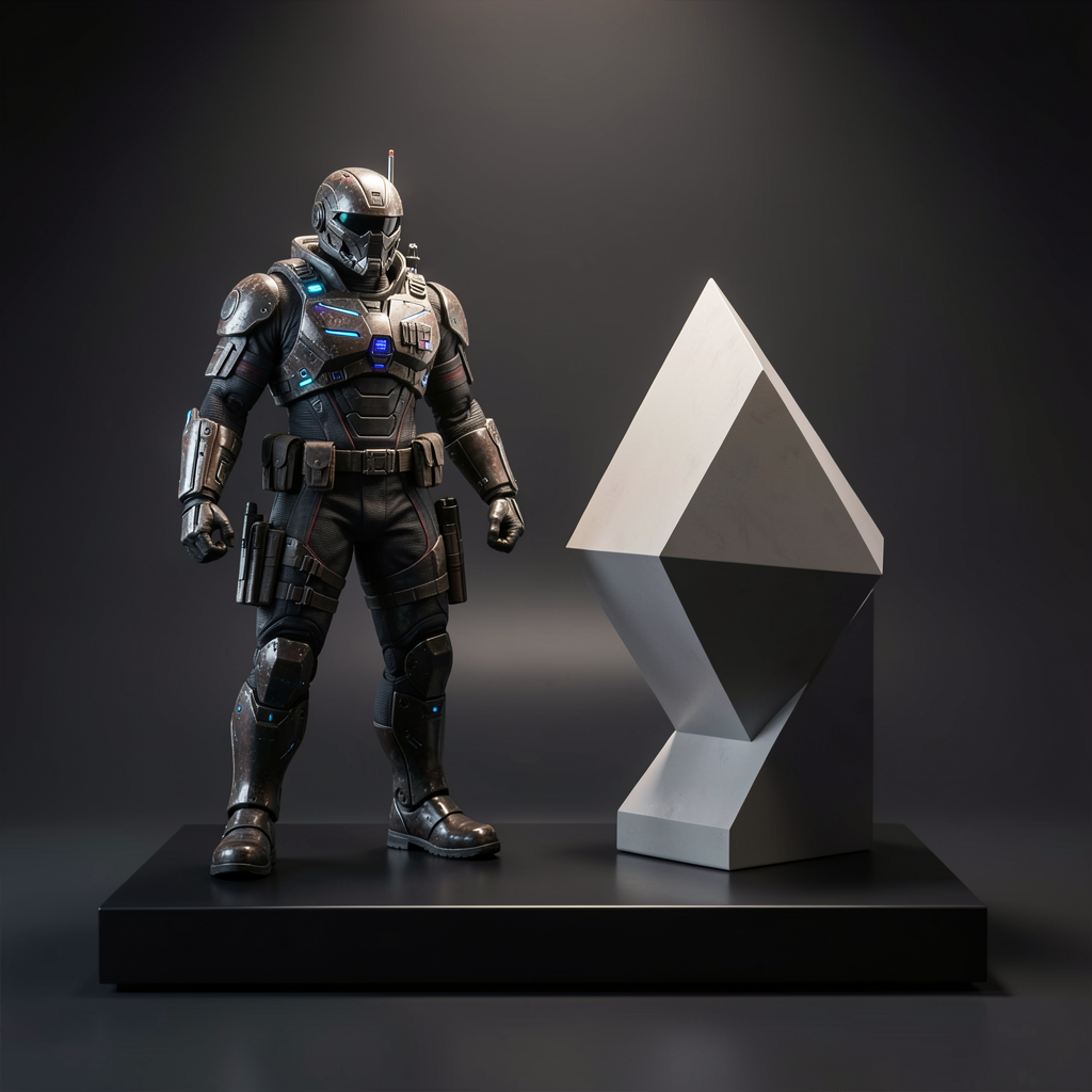 Setruah 3D printed action figure and home decor showcase