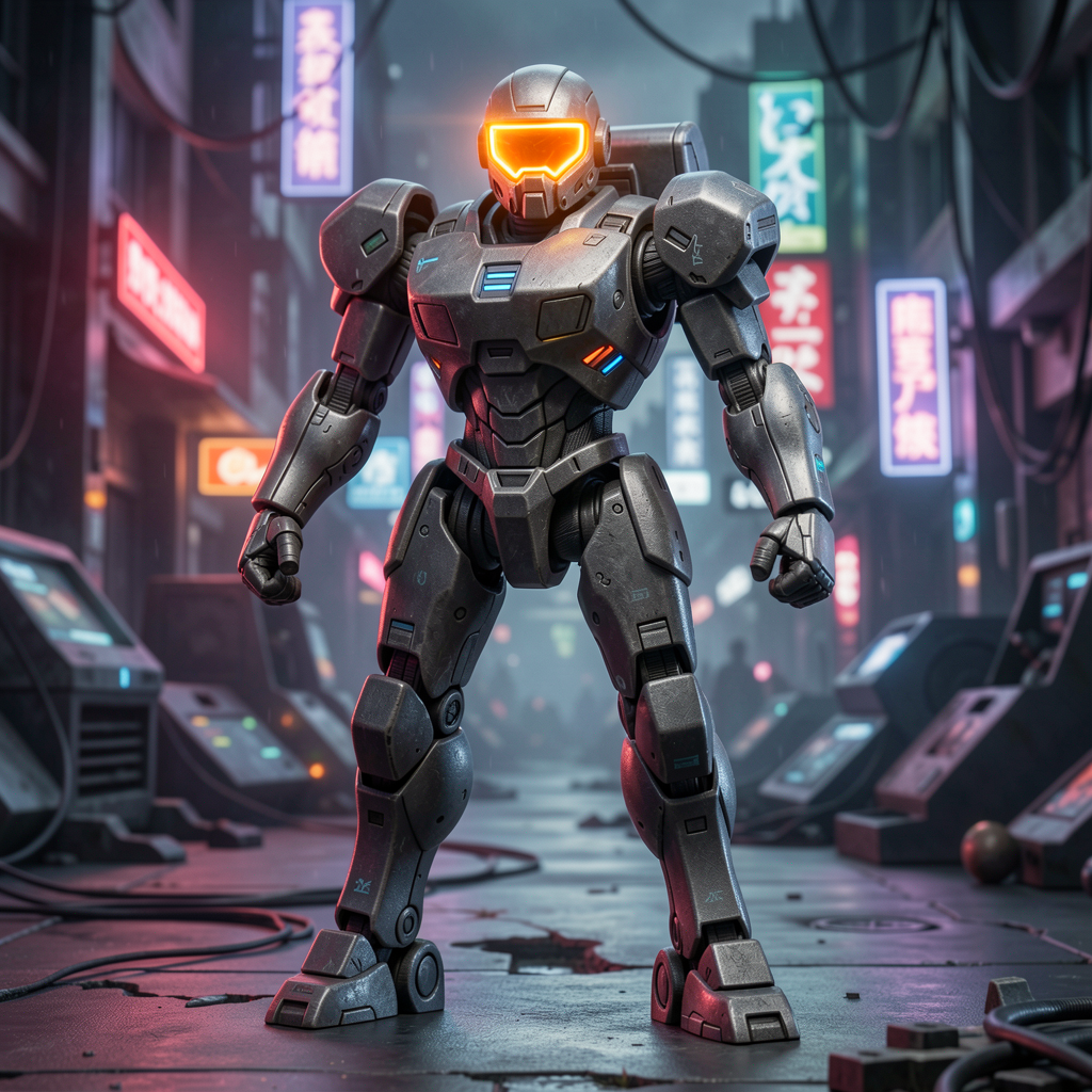 Mecha Robot Action Figure