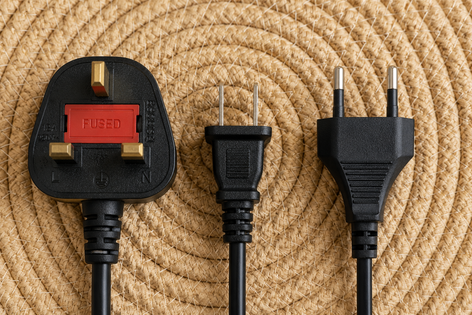 Type G plug compared with US and EU plugs — Kenya plug type comparison