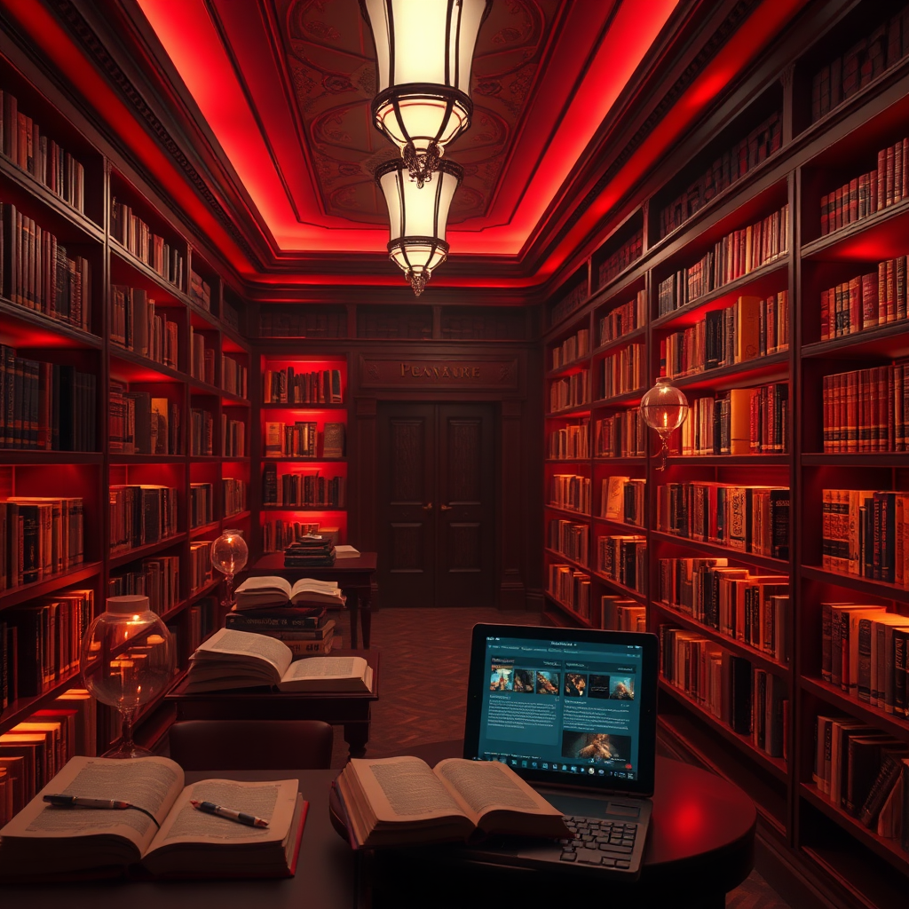Library world visual
