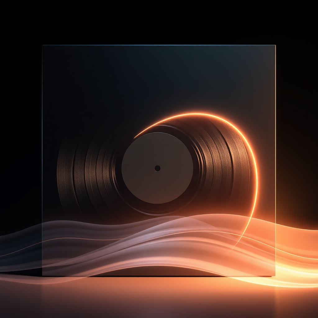 Abstract music release artwork