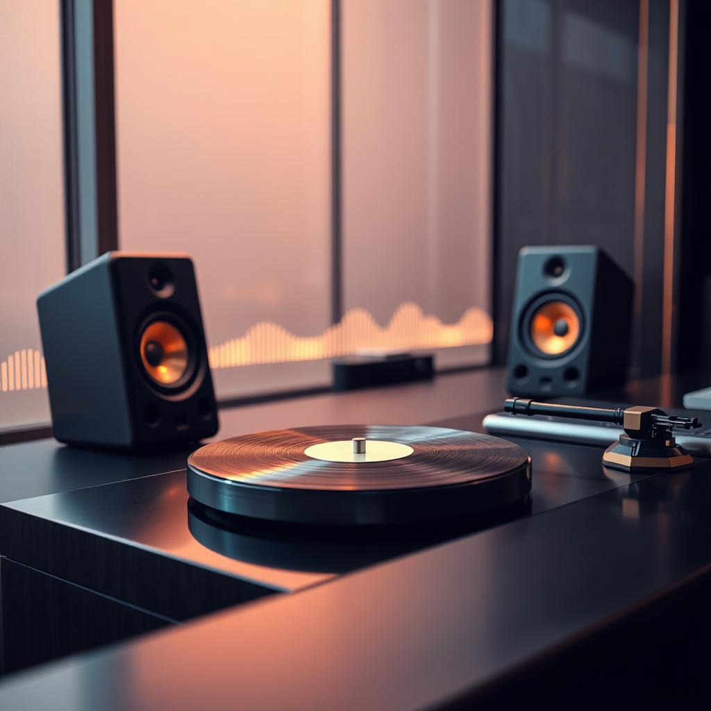 Modern listening lounge