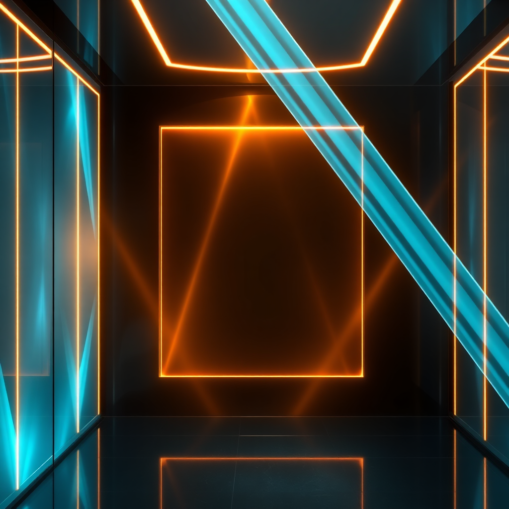 Abstract premium light panel