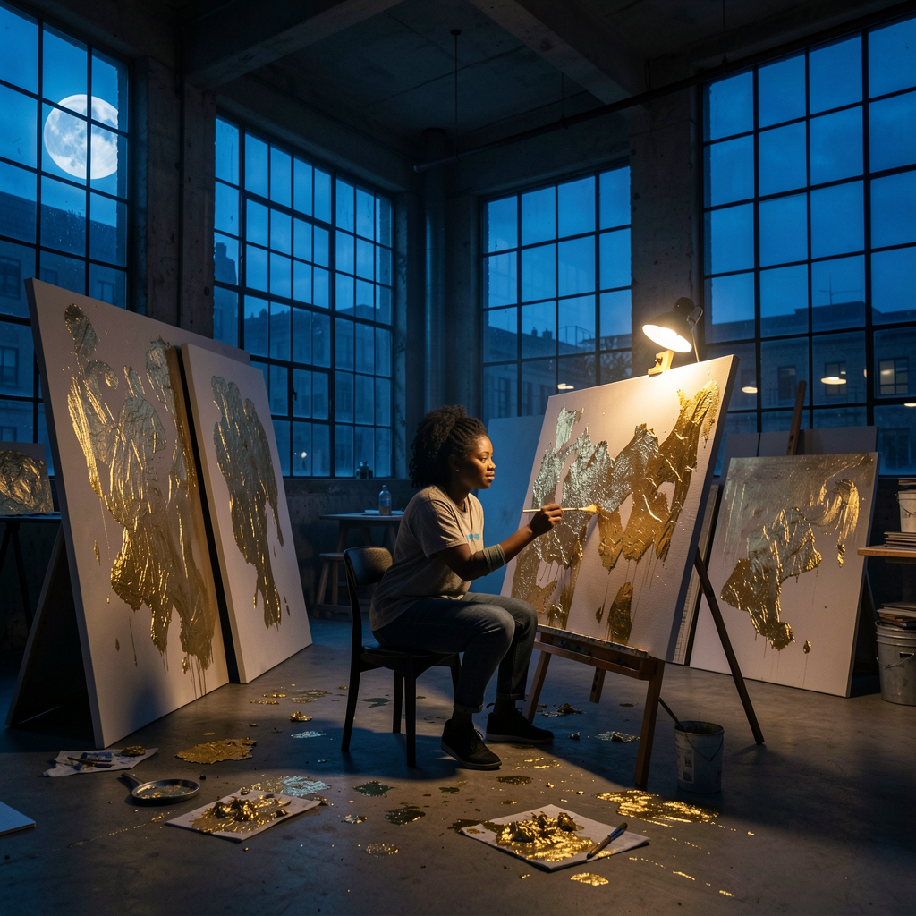 Painted Silence movie scene