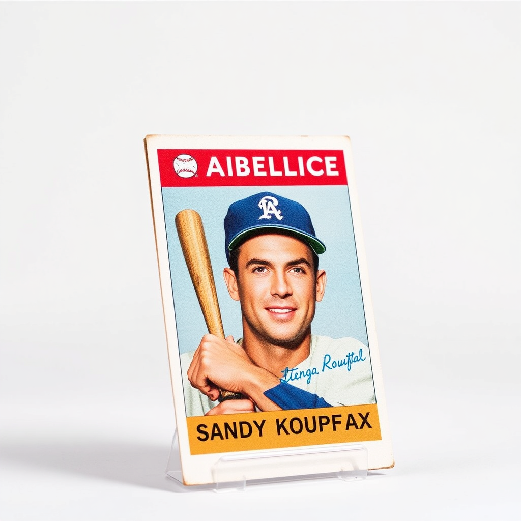 1955 Topps Sandy Koufax card