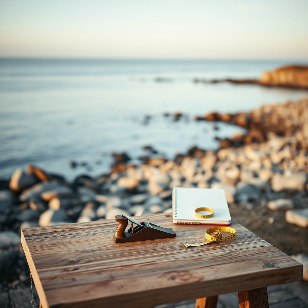 Lugn kustmiljö på Åland med hantverkskänsla