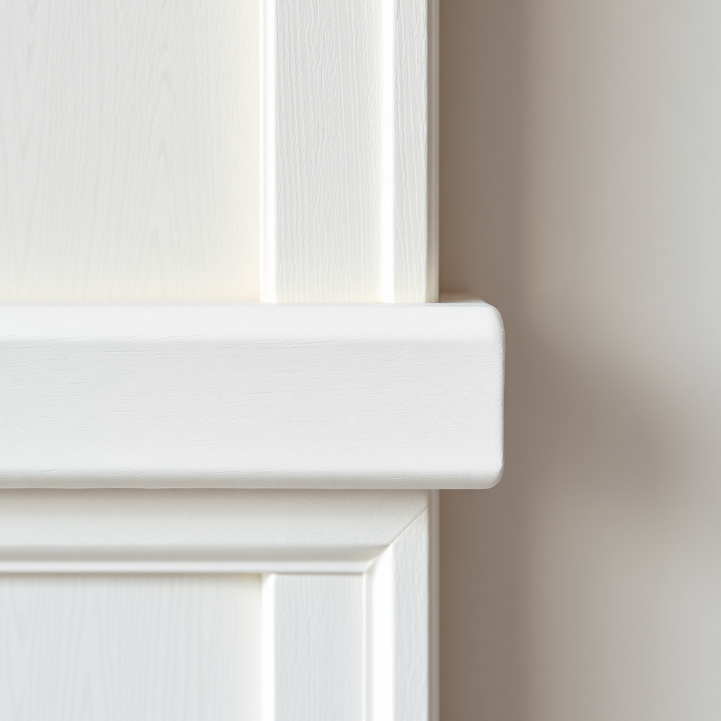 Nymålad list med diskret glans