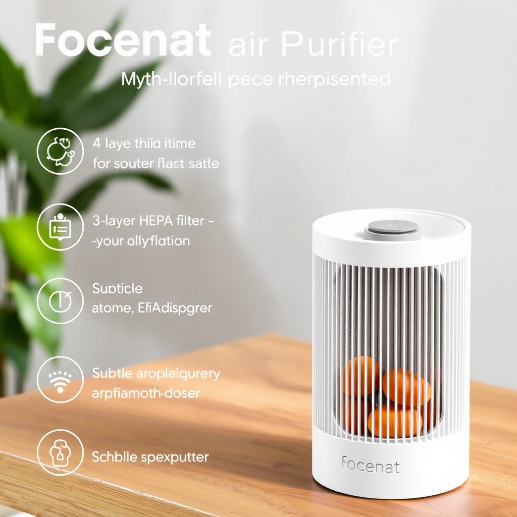 Focenat HEPA Luftrenare med Aromaterapi