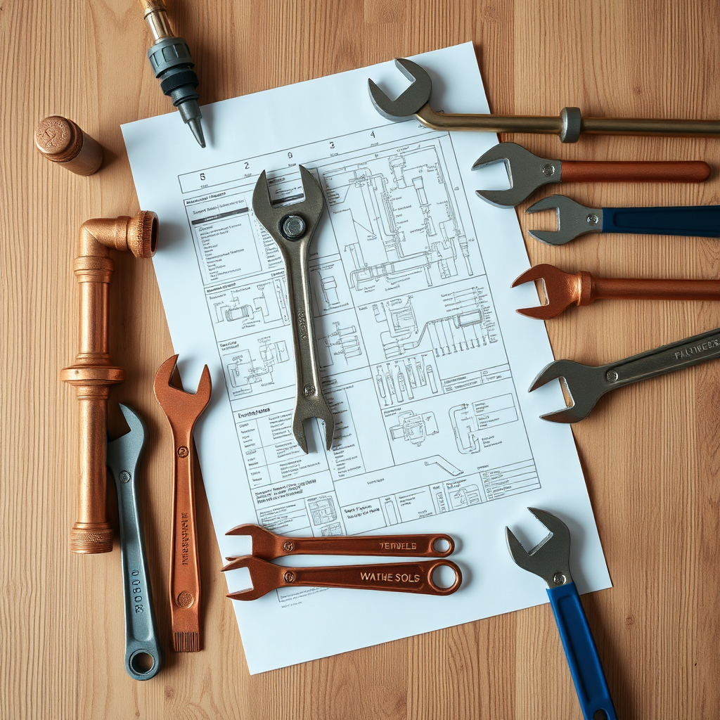 Professional plumbing equipment