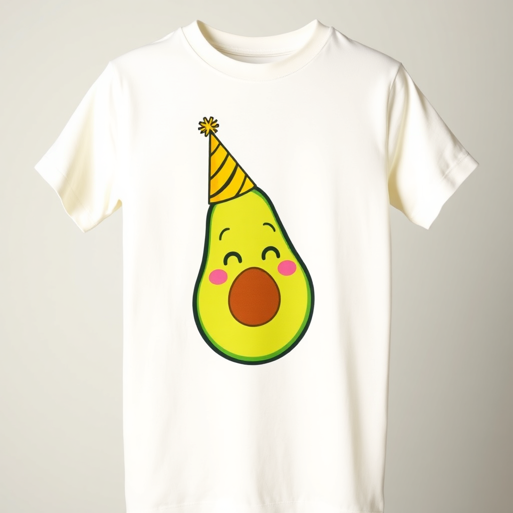 Smiling avocado t-shirt