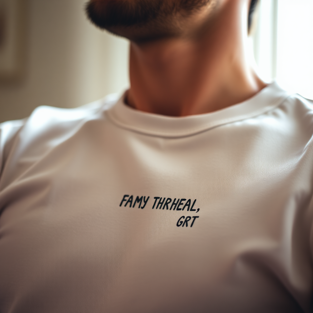 Instagram post close-up of t-shirt design