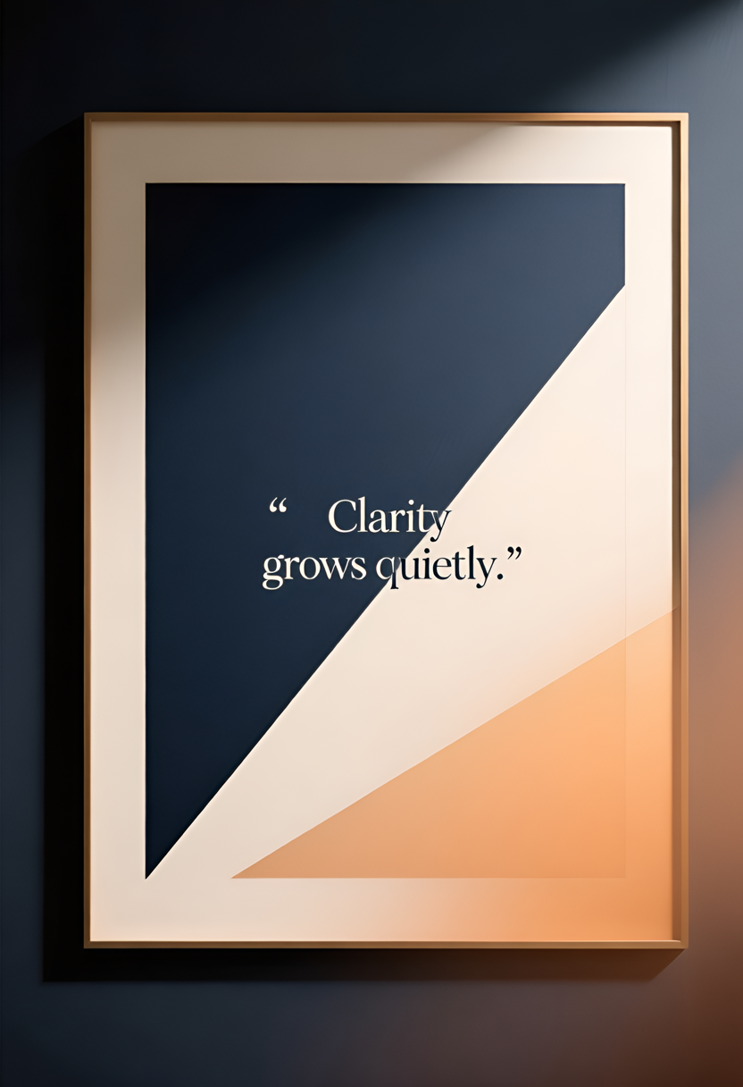 clarity poster wall art