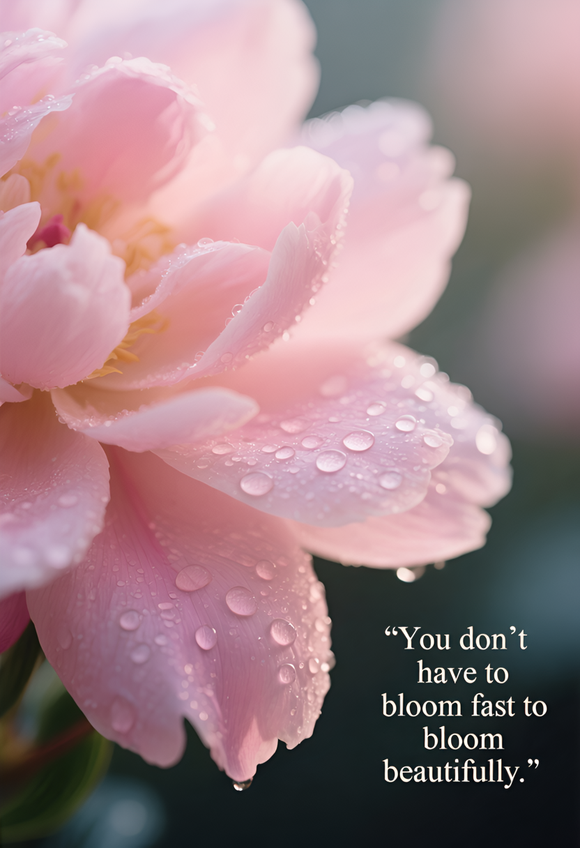 image of flower with caption about Micro‑Poetry Clarity