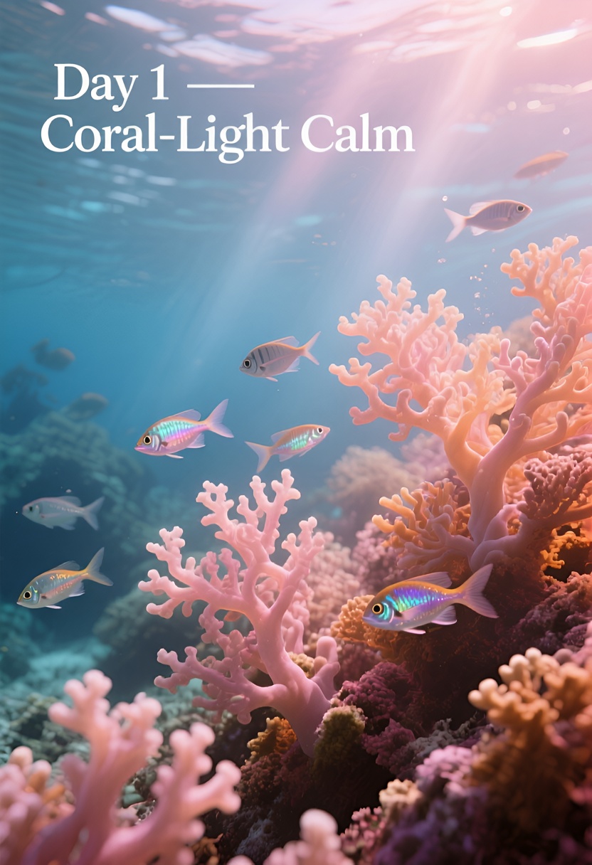Day 1 — Coral-Light Calm